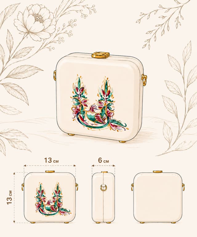 Bag Elegant with the letter A - TD PRODUCT