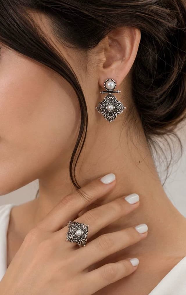 Серьга 14 - Tatev Silver