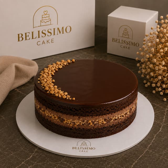 Snickers Cake for 12 people - Belissimo cake