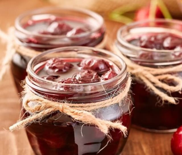 Vegan cherry jam without sugar 250g - Sweetli by Lilit