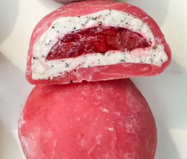 Mochi cherry-basil vegan 85g - Sweetli by Lilit