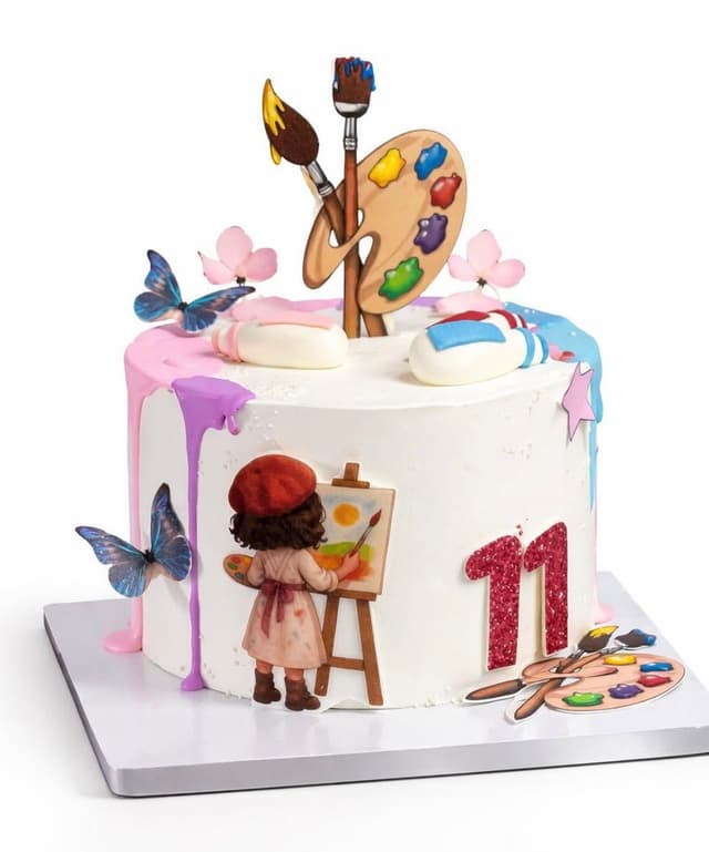 Торт Маленькая художница на 20 персон - Aza cake