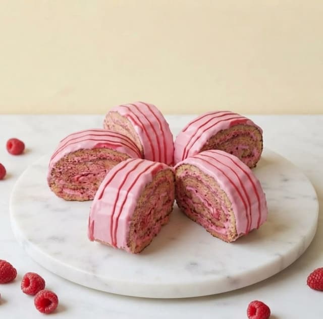 Berry Roll Cake 1 slice - Cake symphony