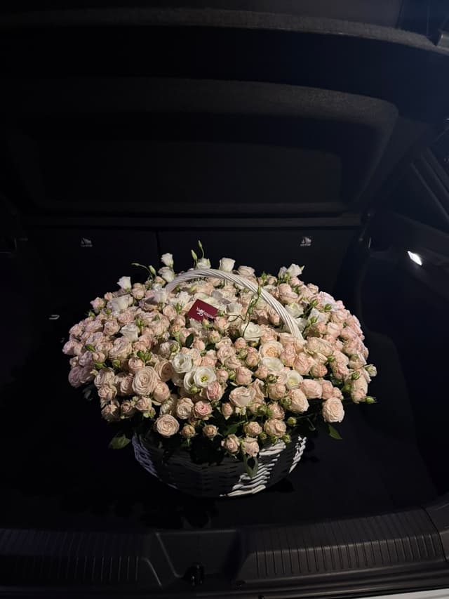 Flowers in a basket - Yeghiazaryan Garden