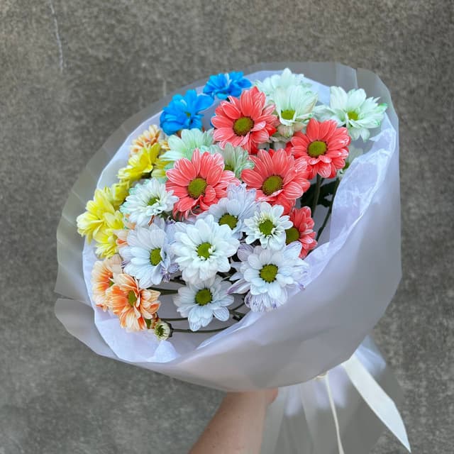 Bouquet of spray chrysanthemums (multicolored)