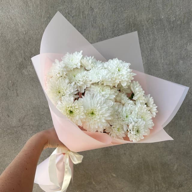 Bouquet with white spray chrysanthemums - Elis.am Flowers