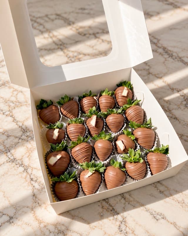 Шоколадная паста с клубникой 20🍓🍫