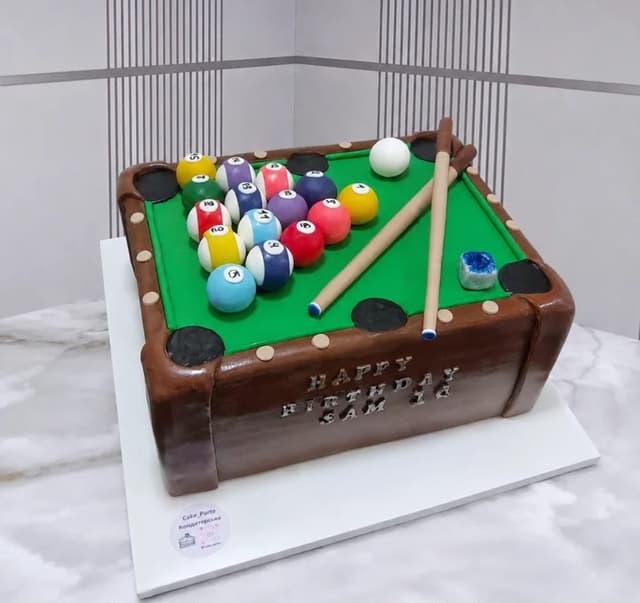 Billiard Cake for 35 people - Cake parto