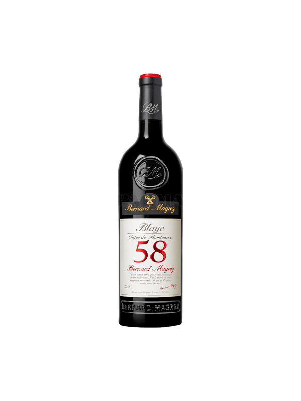 Wine "Bernard Magrez 58 Blaye" red, dry, 750ml