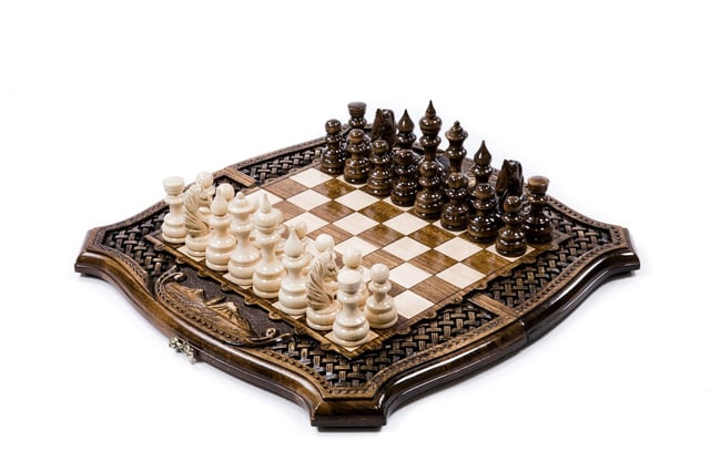 Շախմատ-նարդի ''Արարատ'' հյուսվածքով հեղինակային եզրագծով