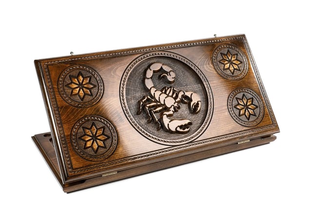 Backgammon "Octagonal", classic scorpion