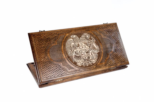 Նարդի ՛՛ՀՀ զինանշան և ԼՂՀ զինանշան՛՛ երկկողմանի դասական