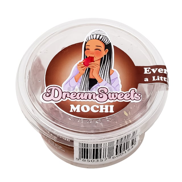 Mochi with chocolate flavor