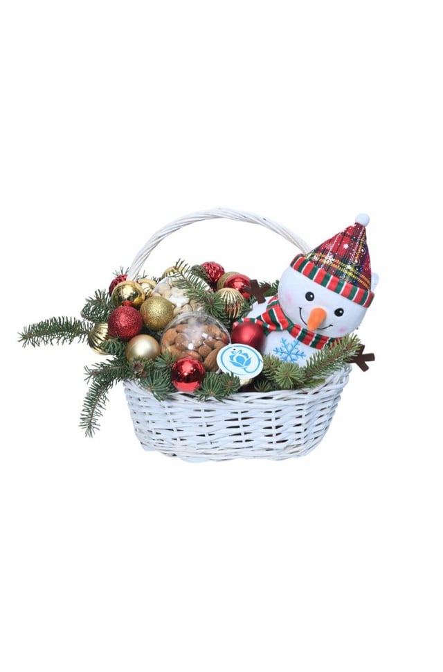 Подарочная корзина "Зимний Дед Мороз"