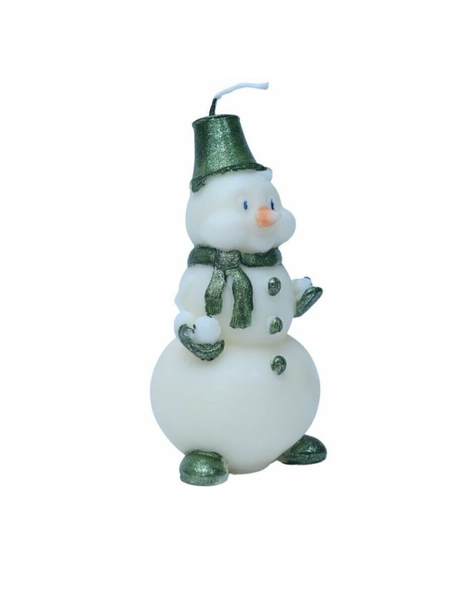 Հոտավետ մոմ ՛՛Ձնեմարդ", կանաչ