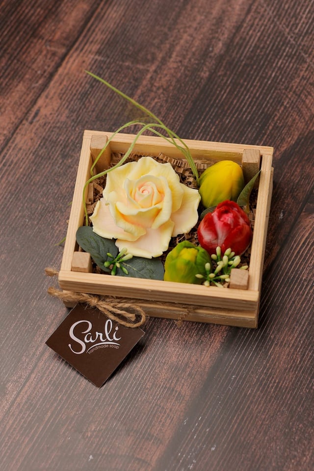 Ручной работы ароматные мыла "Sarli" - N18