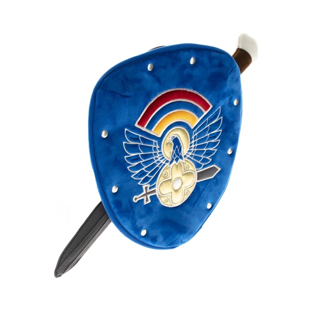 Փափուկ խաղալիք՝  թուր և վահան