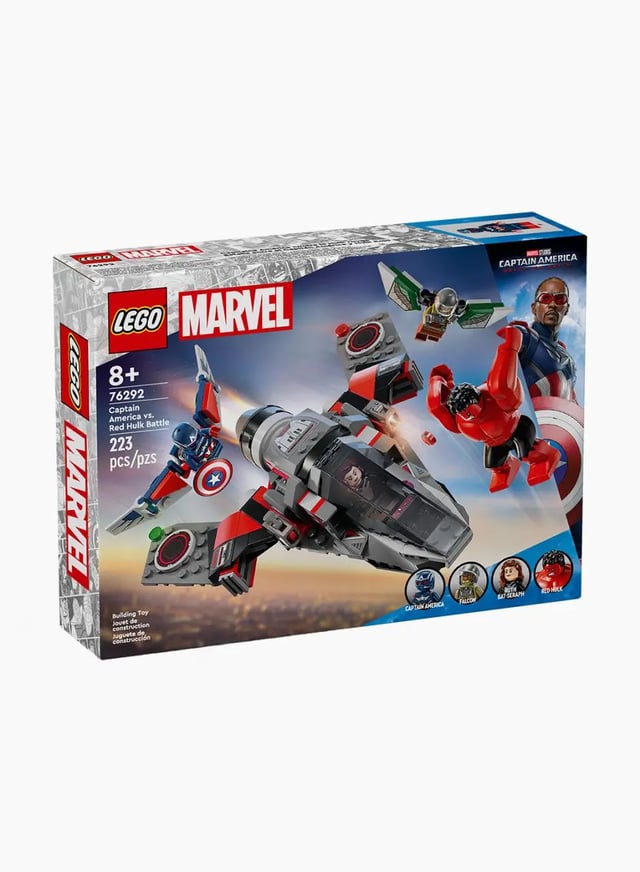 Constructive game Marvel "Captain America vs. Red Hulk"