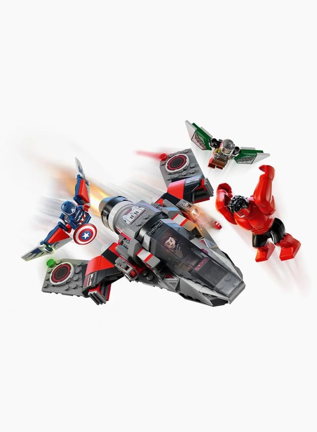 Constructive game Marvel "Captain America vs. Red Hulk"