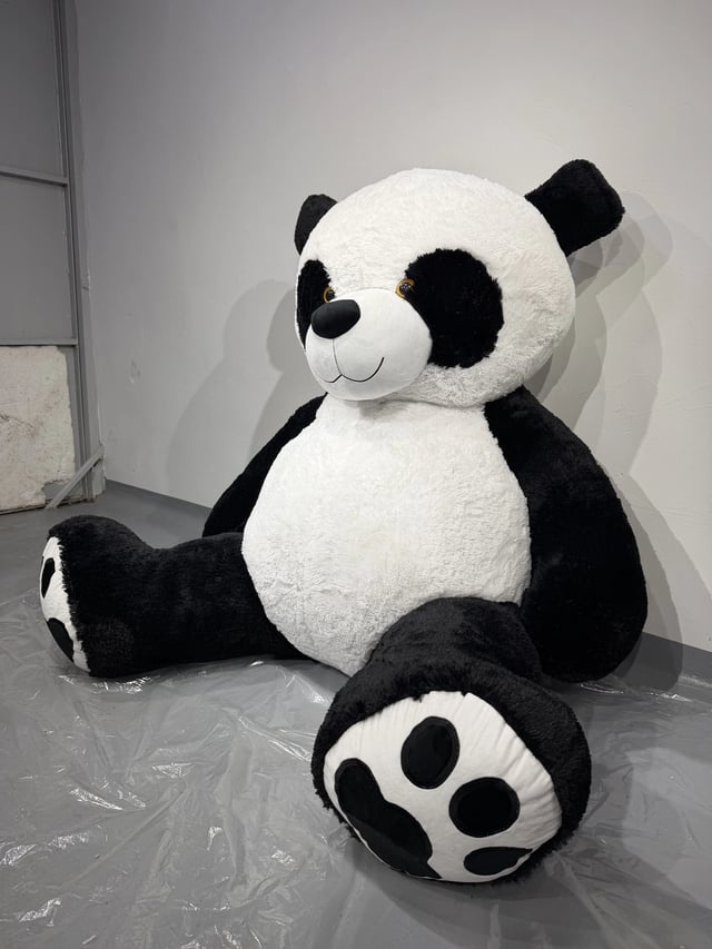 Soft teddy bear "Panda" white, 190 cm.