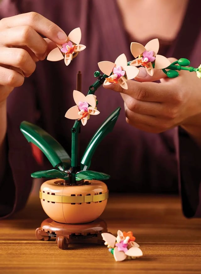 Construction game Botanical Collection "Mini Orchid"