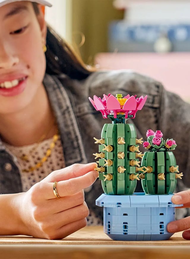 Construction set. Botanical Collection "Blooming Cactus"