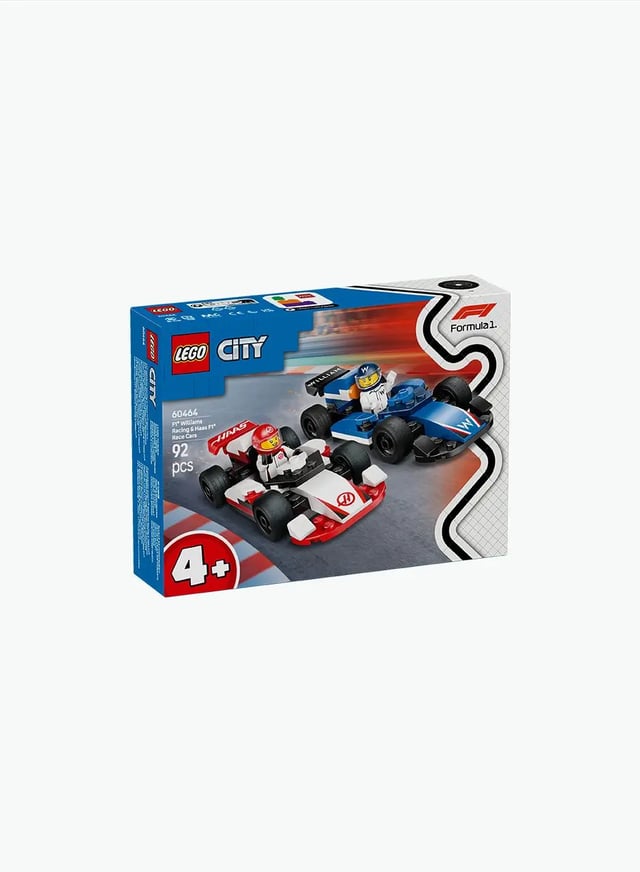 Construction Set City "F1® Williams Racing and Haas F1® Racing Cars"