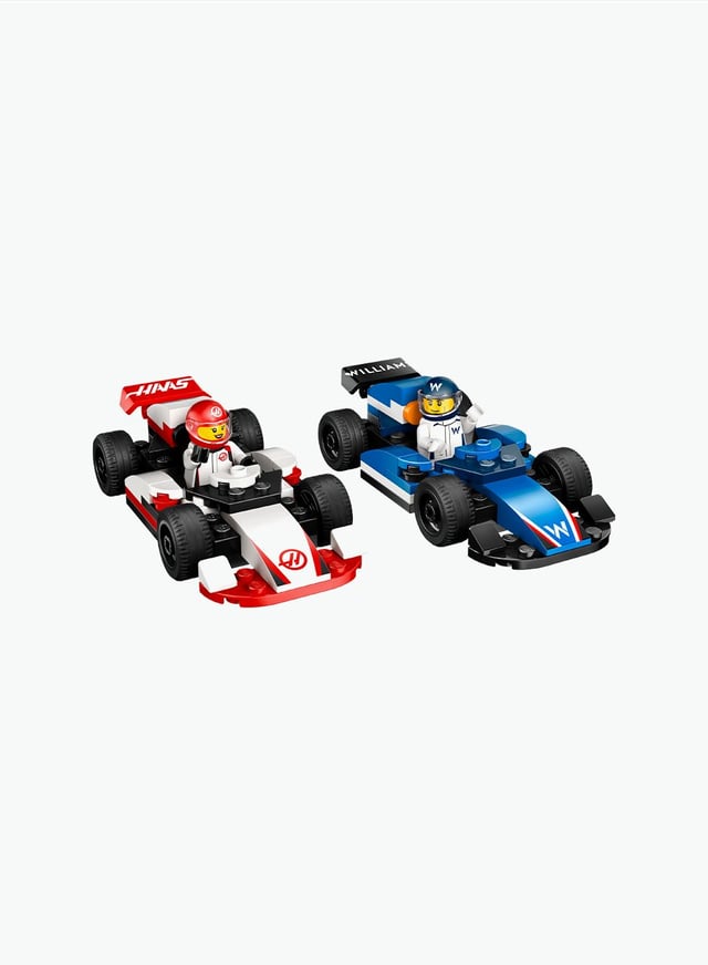 Construction Set City "F1® Williams Racing and Haas F1® Racing Cars"