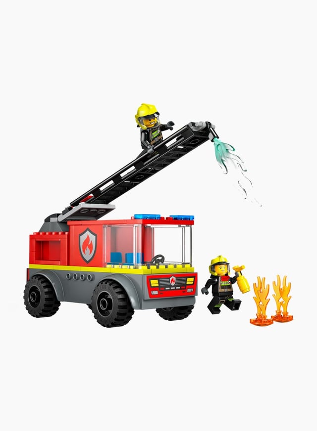 Construction game City "Fire Truck with Ladder"