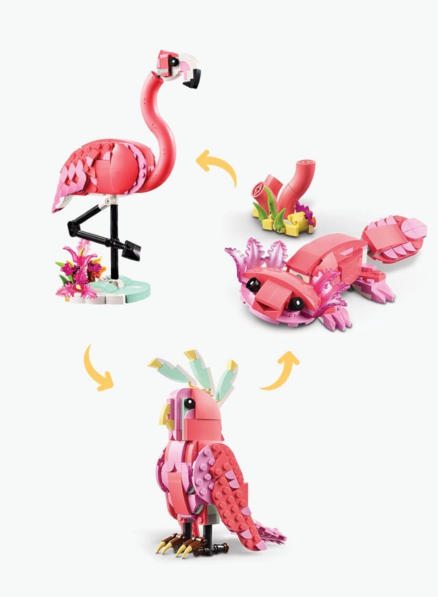 Construction Game Creator "Wild Animals: Pink Flamingo"