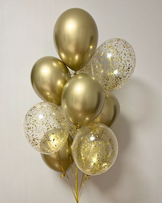 Шары с гелием, 11 штук