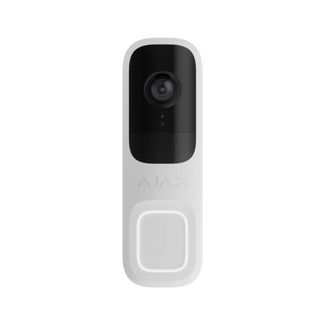 Video Doorbell Panel White Ajax Doorbell