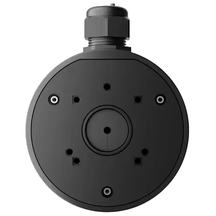 Aluminum mounting box for camera, black Ajax JunctionBox (118)