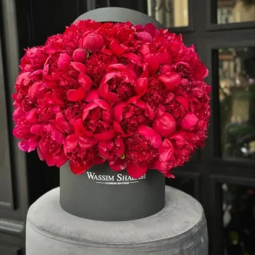 Flower arrangement in a box 46 - VkusLil