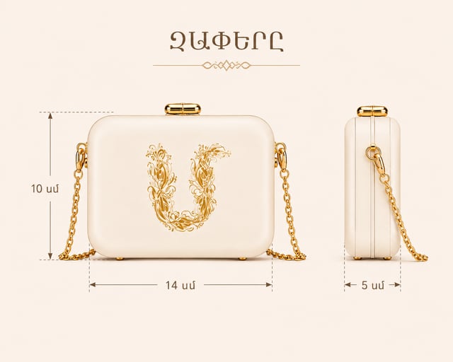 Պայուսակ Նրբություն Մ թռչնատառով - TD PRODUCT