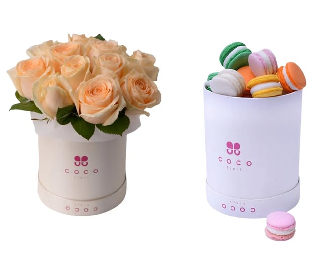 Набор Rose di Corallo и Macarons — Coco Fiori