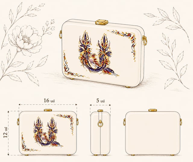 Bag  Elegance: With the letter A - TD PRODUCT