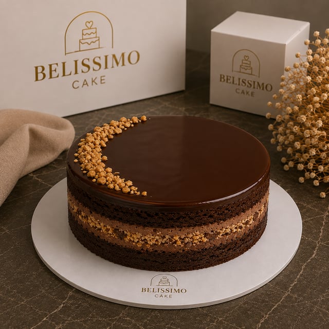 Snickers Cake for 12 people - Belissimo cake