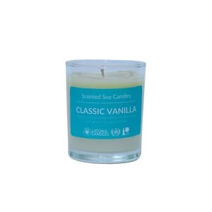 Classic Vanilla – Soothing Scented Soy Candle